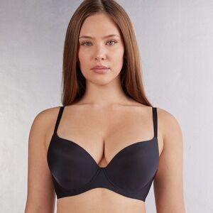 NWT New! Intimissimi Italian Irina Microfiber Balconette Bra 38B Black # RID49I